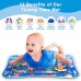  Toytexx inflatable Portable Tummy Time Baby Water Play Mat for Infants & Toddlers Early Development Activities, Sensory Toys Gifts for Newborn 3 6 9 12 Months baby